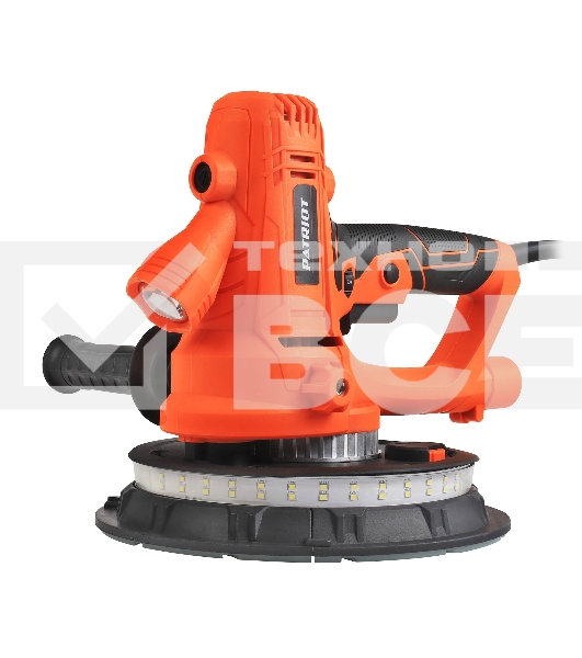 Прямошлифовальная машина (гравер) Patriot Expert WS 180 L, 800Вт, 2300 об/мин, d 180 мм, подсветка, (бетон, гипсокартон)