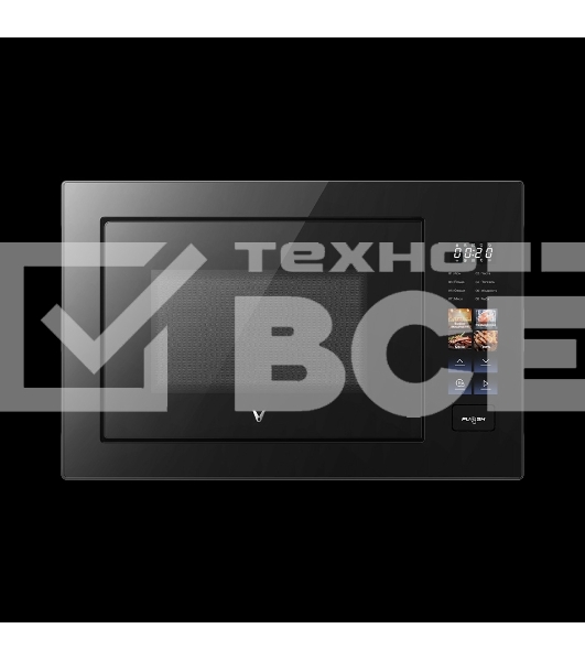 Микроволновая печь встраиваемая Viomi VBMO01 черный, 25 л, 850 Вт, переключатели - сенсор