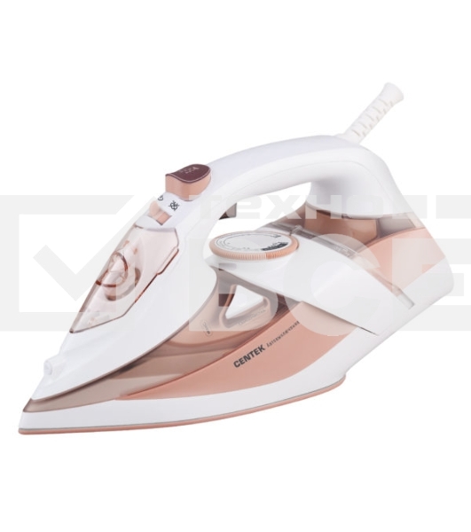 Утюг Centek CT-2322 2800 Вт, белый/бежевый