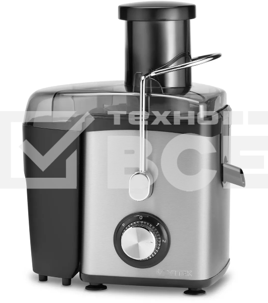 Соковыжималка центробежная Vitek VT-3653 1000 Вт, стальной