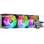 СВО для процессора ID-COOLING SL360 XE черный 120мм алюминий+медь 1800rpm 30db 4-pin 350W, фото 1