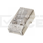 Коннектор VCOM RJ45 8P8C для FTP кабеля 5 кат. экранированные, 20шт,, фото 1