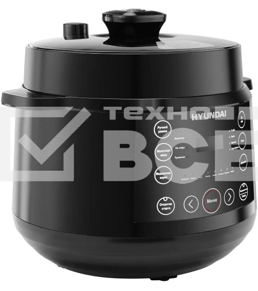 Мультиварка Hyundai HYMC-2407 5.7л 1000Вт черный/черный
