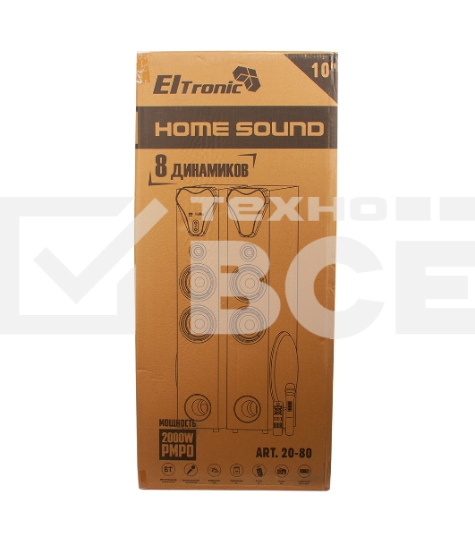 Колонка ELTRONIC (20-80) HOME SOUND белый - колонка 10
