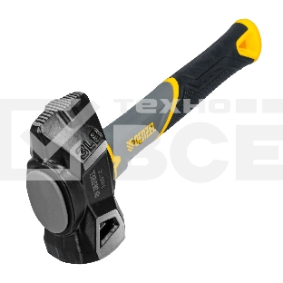 Кувалда с клиновидным бойком Denzel 1,35 кг, фибергласовая рукоятка c TPR