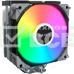 Устройство охлаждения(кулер) Montech NX400 ARGb Soc-AM5/AM4/1200/1700/1851 черный 4-pin 34.17dB Al+Cu 220W Ret (NX400ARGbBK), фото2