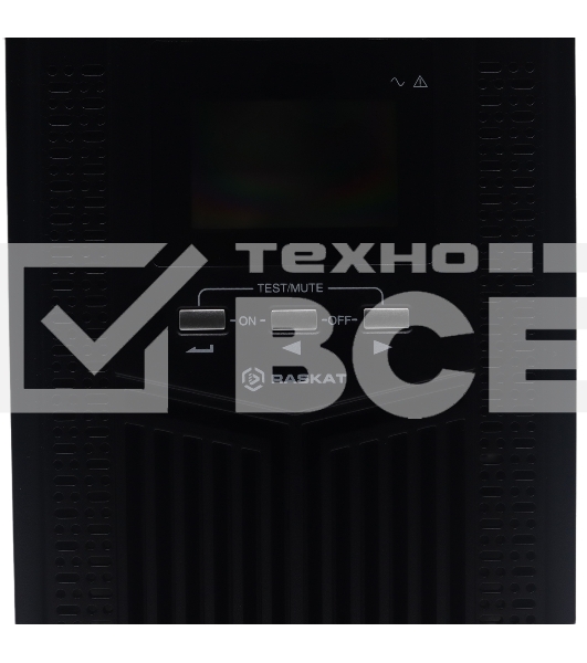 Источник бесперебойного питания ИБП Raskat HSIO-1000VA 1000ВА, 900Вт, 1xCEE7, 1xIEC320, USB type-B, 2xRJ-45, 1xRS232