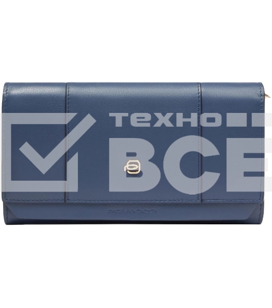 Кошелек женский Piquadro Circle PD6463W92R/BLU4 синий натур.кожа