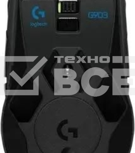 Мышь беспроводная Logitech G903 LIGHTSPEED черный, 25600 dpi, радиоканал, USB, кнопки - 11