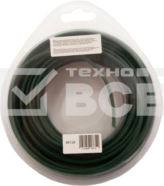 Леска для триммера Denzel двухкомпонентная круглая 2,65мм 15 м EXTRA CORD 96128