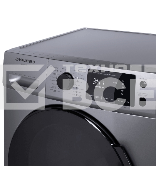Стиральная машина Maunfeld MFWM149S серебристый, загрузка фронтальная 9 кг, 1400 об/мин., класс: А+++