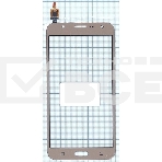Сенсорное стекло (тачскрин) для Samsung Galaxy J7 SM-J700H, золотистое, фото 1