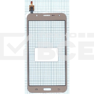 Сенсорное стекло (тачскрин) для Samsung Galaxy J7 SM-J700H, золотистое