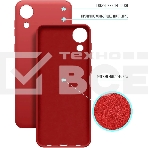 Чехол (клип-кейс) BoraSCO Microfiber Case для Samsung Galaxy A03 Core красный, фото3