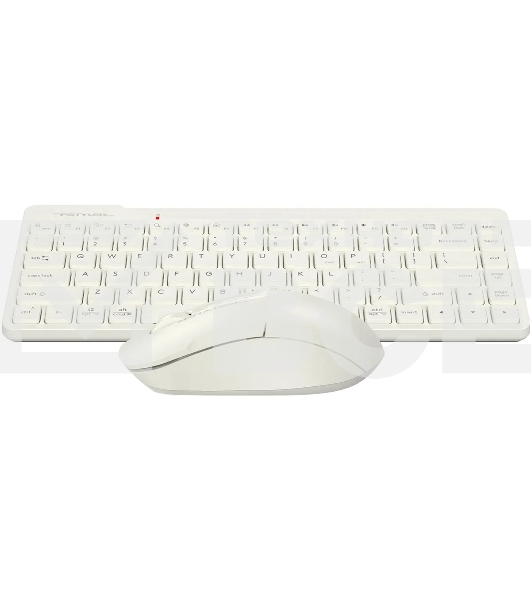 Клавиатура + мышь A4Tech Fstyler FG2200 Air2 клав:бежевый мышь:бежевый USB беспроводная slim