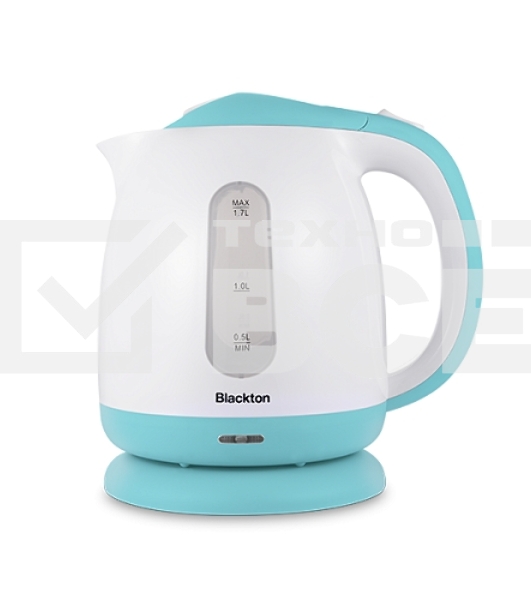 Чайник электрический Blackton Bt KT1701P 1,7 л, 2200 Вт, белый-мятный