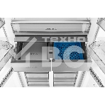 Холодильник Weissgauff WCD 590 NoFrost Inverter Premium Biofresh Blue Glass синий трёхкамерный 359/180 л морозилка снизу, фото14