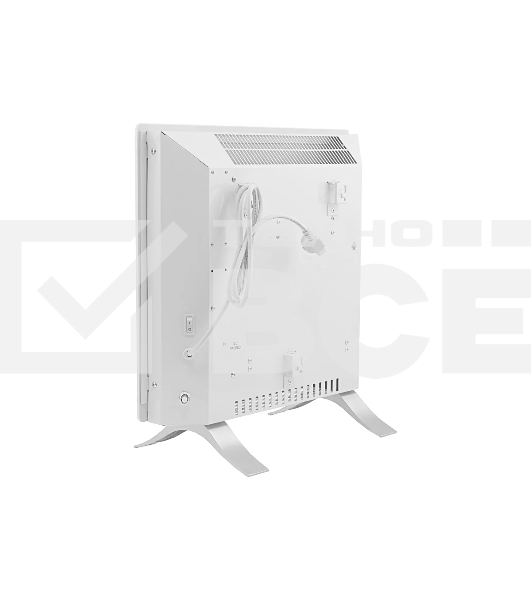 Конвектор Denzel OptiPrime-1000 белый, 1000 Вт, 15 м2, термостат, дисплей, WiFi