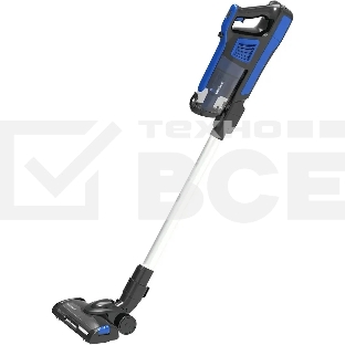 Пылесос вертикальный Blackton Bt VCA1401B черный-синий, питание от аккумулятора, 120 Вт, уборка сухая, пылесборник 0.6 л, работа от АКБ max 40 мин