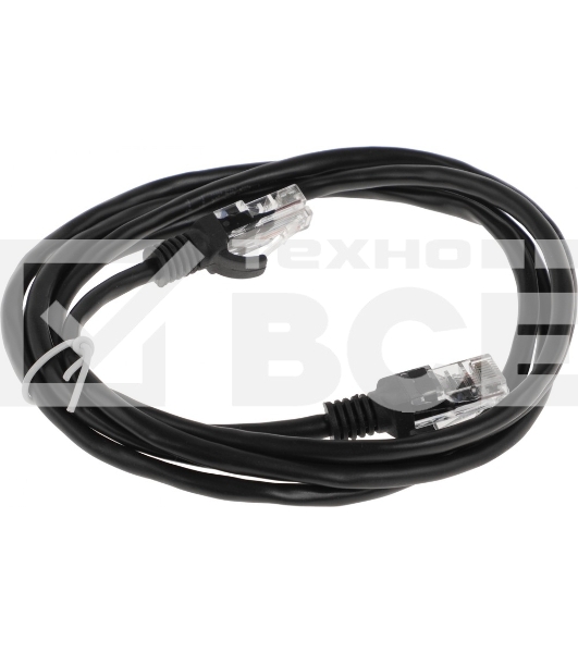 Патч-корд Premier PP12-1.5M/BK 1000Гбит/с UTP 4 пары cat.5E CCA molded 1.5м черный RJ-45 (m)-RJ-45 (m)