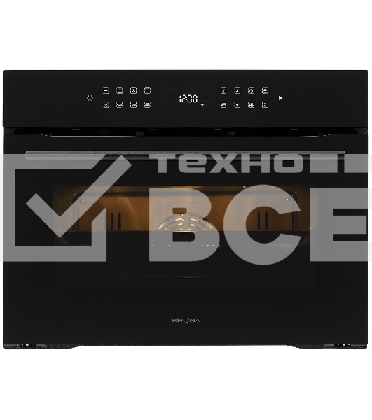 Духовой шкаф электрический Krona ONYX 45H BL/BL чёрный