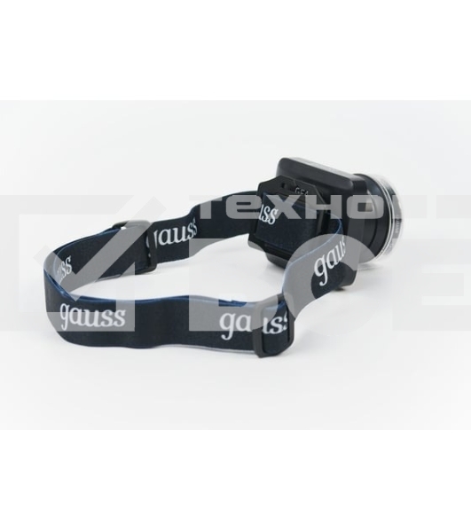Фонарь налобный GAUSS GFL401 5W 100lm диммируемый Li-ion 3000mAh LED