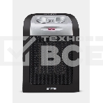 Тепловентилятор Vitek VT-2067 черный/серебристый, 1800 Вт, 15 м2, термостат, фото 1