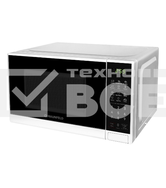 Микроволновая печь MAUNFELD MFSMO720EW07 белый, 20 л, 700 Вт, переключатели - сенсор