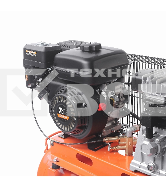 Компрессор Patriot бензиновый KGA 360 L50 - 360 л/мин, 10 бар, 50 л, 7 лс, быстросъем и 