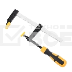 Струбцина F-образная Deli DL110830 300x80 мм, макс. усилие зажима 1500N, резьба 9,5мм, фото 1