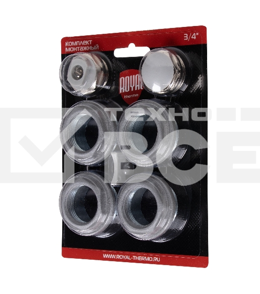 Комплект монтажный Royal Thermo 1”х 3/4
