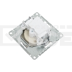 Механизм розетки 1-м СП AtlasDesign без заземл. защ. шторки 16А алюм. SchE ATN000349, фото3