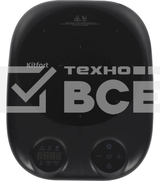 Плита настольная индукционная Kitfort КТ-145 черный стеклокерамика (настольная)