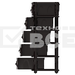 Комод Альтернатива М6498 Эконом, 5 секций, черный, фото4