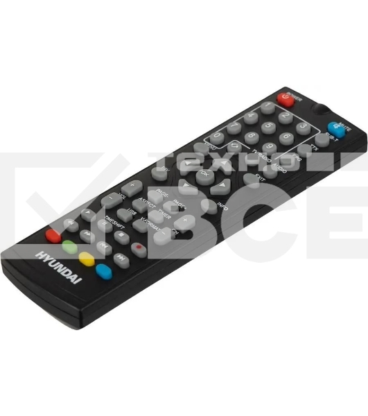 Приставка для цифрового ТВ Hyundai H-DVB460 черный, DVB-T2, DVB-T, DVB-C, HDMI, USB 2.0 х2