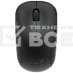 Мышь беспроводная Genius NX-7000 черный, 1200 dpi, радиоканал, USB, кнопки - 3, фото 1