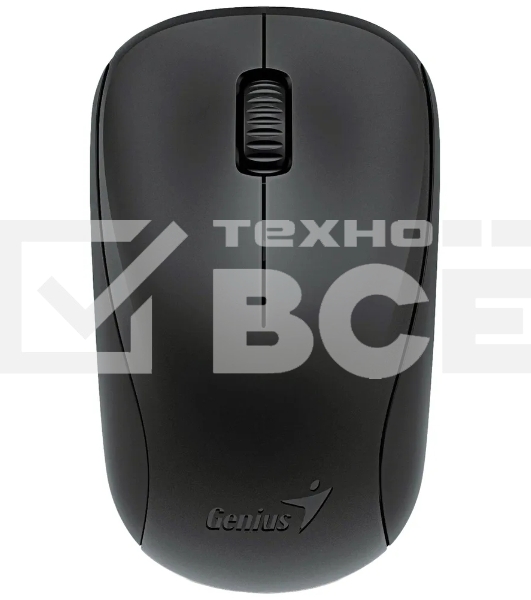 Мышь беспроводная Genius NX-7000 черный, 1200 dpi, радиоканал, USB, кнопки - 3