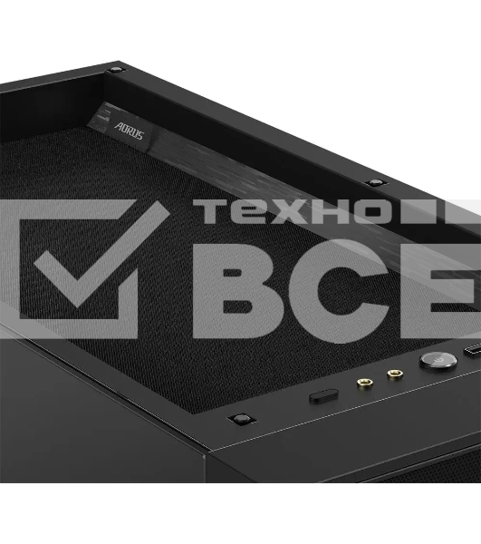 Компьютерный корпус Gigabyte AORUS AС500G черный без БП ATX 4x120mm 4x140mm 2xUSB3.0 1xUSB3.1 audio bott PSU