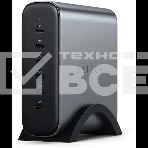 Сетевое зарядное устройство (адаптер питания) Satechi 200W USB-C 6-Port GaN Charger, 6xUSB Type-C (PD), до 200Вт, Серый ST-C200GM-EU, фото 1