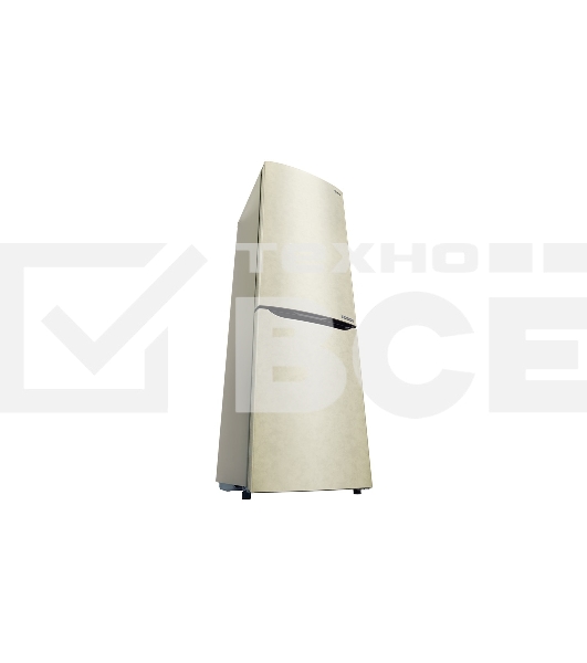 Холодильник LG GA-B419SEJL бежевый двухкамерный 223/79л морозилка снизу, No Frost