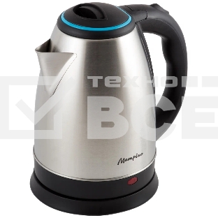 Чайник электрический Матрена MA-001 1,8 л, сталь,цвет крышки голубой (005456)