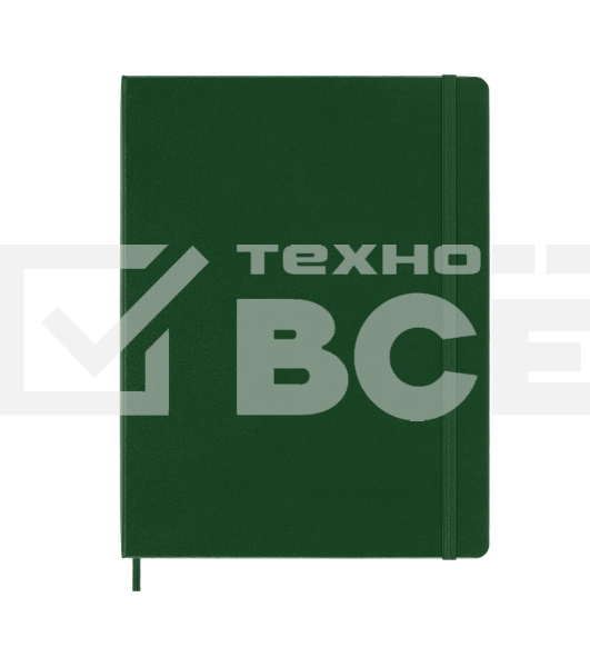 Блокнот Moleskine CLASSIC QP092K15 XLarge 190х250мм, 192 страниц, нелинованный, твердая обложка, зеленый
