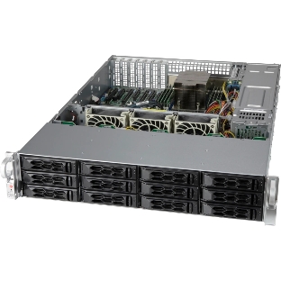Серверный корпус NR Black 2U SCLA26 LP chassis w/ Red. 920W PWS and Std. pac