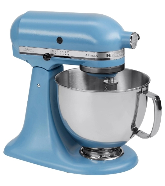 Настольный миксер с откидным блоком KitchenAid 5KSM175PSEVB Artisan 4.8 л, синий бархат