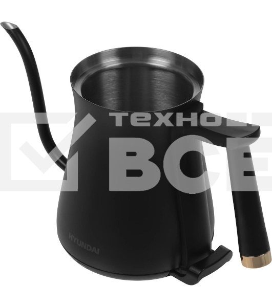Чайник электрический Hyundai HYK-S5500 0.7 л, 1000 Вт, черный