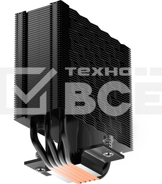 Устройство охлаждения (кулер) PcCooler RZ500 Soc-AM5/AM4/1200/1700/1851 черный 4-pin 32dB Al+Cu 250W Ret (RZ500-BKNWNX-GL)