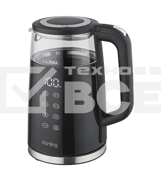 Чайник электрический Korting KWK 0907 G, 1.7л, стекло