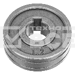 Подающий ролик Denzel U профиль под алюминиевую проволоку 1,0-1,2 мм, 2 шт, фото2