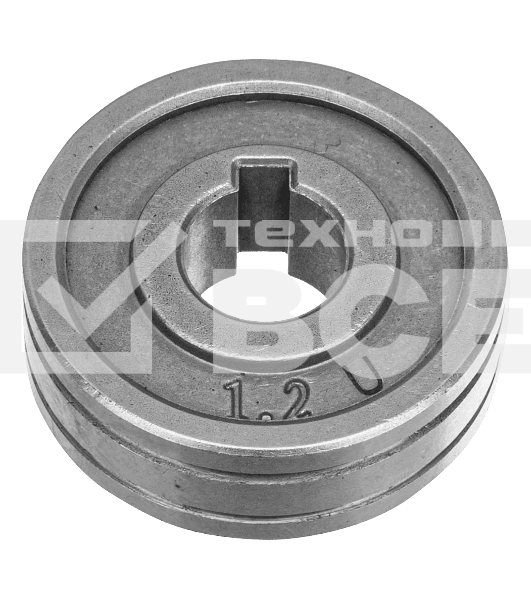 Подающий ролик Denzel U профиль под алюминиевую проволоку 1,0-1,2 мм, 2 шт