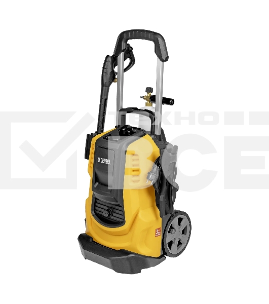 Моечная машина высокого давления Denzel R-230iD, 3300 Вт, 230 бар, 600 л/ч, асинх. двиг., бараб.